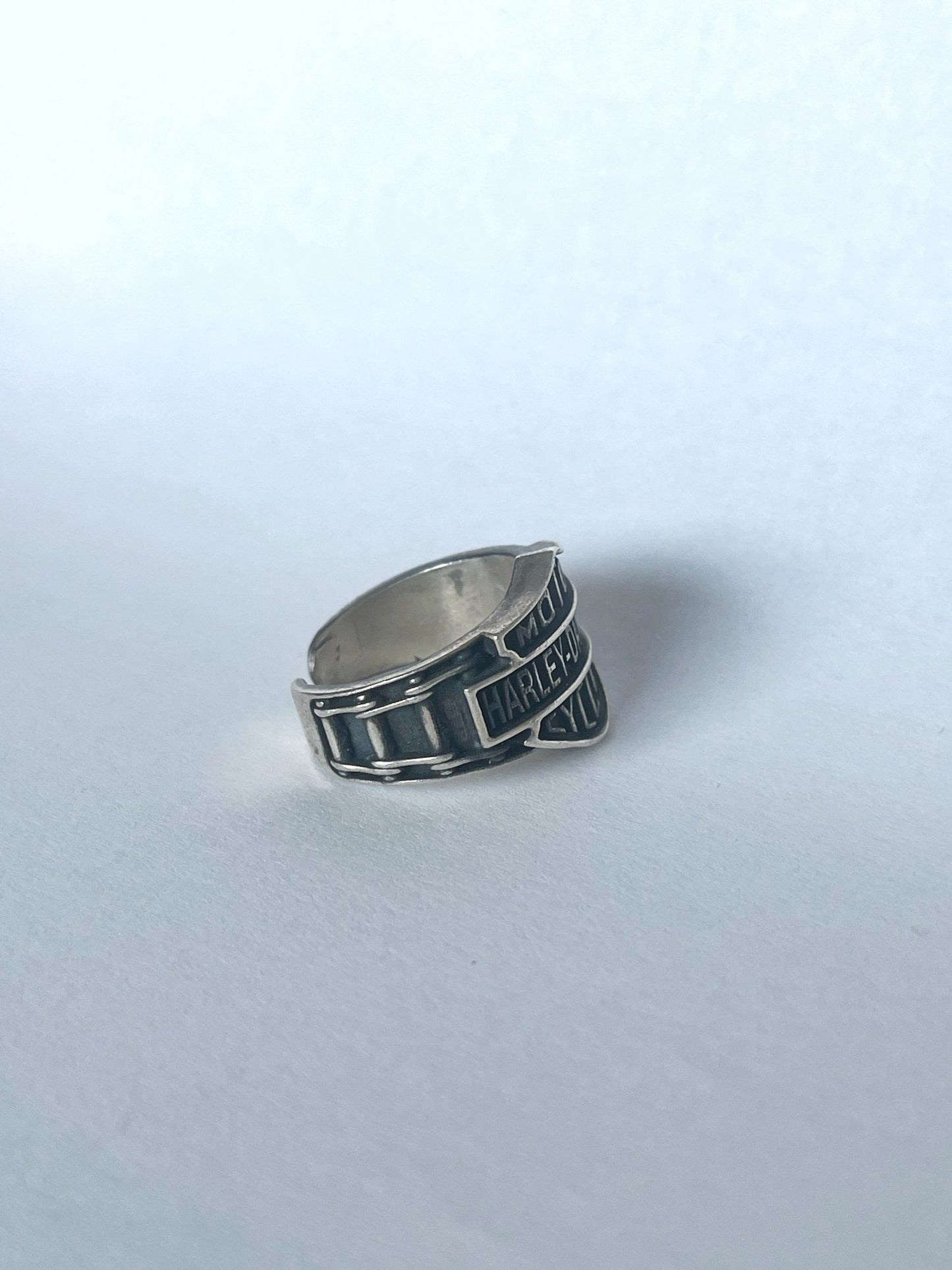 HarleyDavidson ring - MetalForgeJewelry