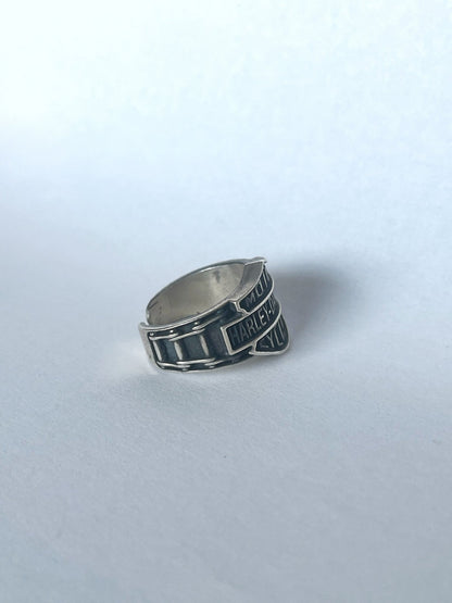 HarleyDavidson ring - MetalForgeJewelry