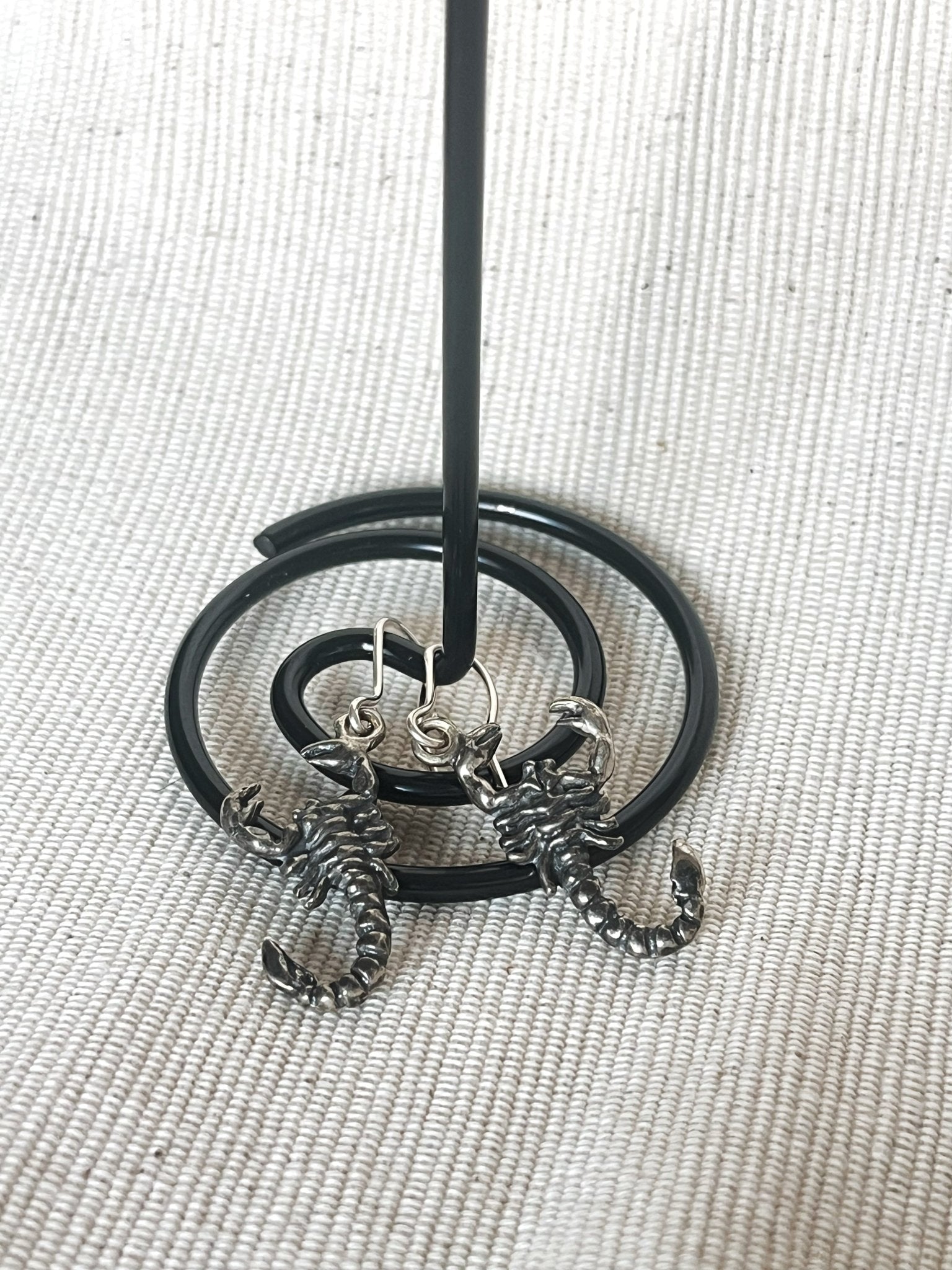 Scorpion earrings - MetalForgeJewelry